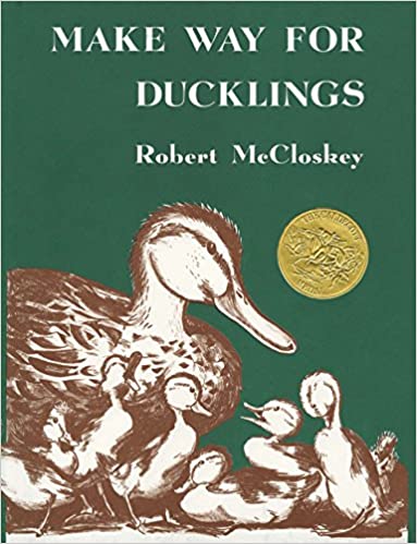 Cover of Make Way for Ducklings, a children's picture book.