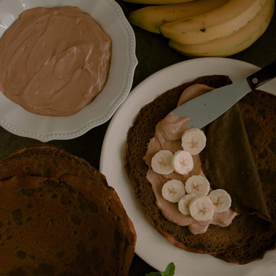 This Chocolate Cream Cheese Crepe Filling is a great way to make crepes extra special.